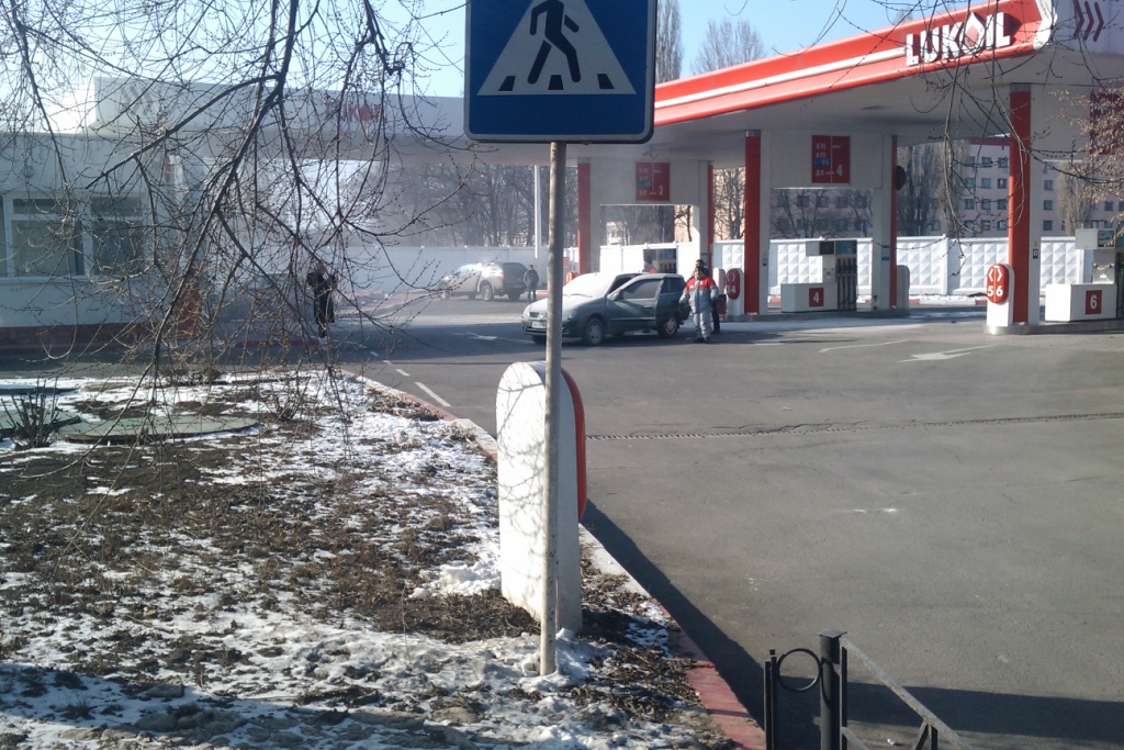 Пожар на заправке