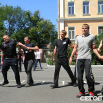 Тренировка новой одесской полиции