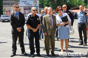 Тренировка новой одесской полиции