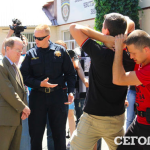 Тренировка новой одесской полиции