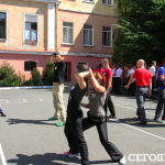 Тренировка новой одесской полиции